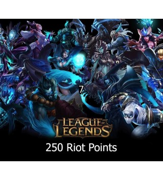 League of Legends 250 RP Prepaid Card TURKEY Key 